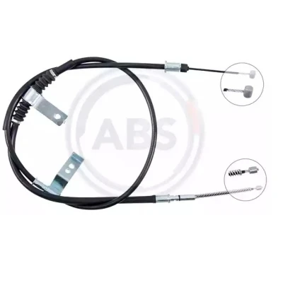 Bilde av Kabel, parkeringsbremse, Bakre venstre, chevrolet epica, evanda, daewoo magnus, tosca, 96388691