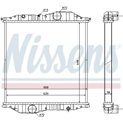 Bilde av Radiator NISSENS 625502