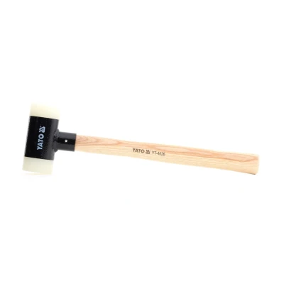Bilde av YATO YT 4626 Gummihammer 365 45 569 Tre (bøk) rekylfri (stålkuler i hammerhodet)