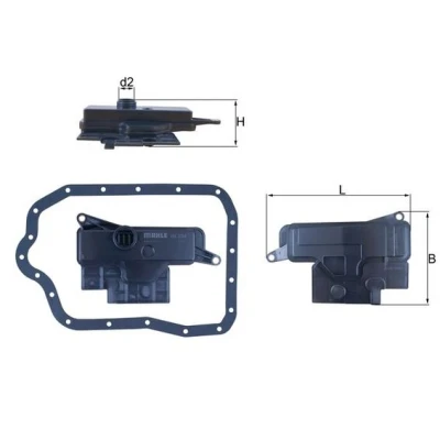 Bilde av MAHLE ORIGINAL HX 234D Automatgirfilter med tetning