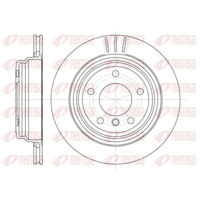 Bilde av REMSA 6588.10 Bremseskiver bakaksel 298, 298 20 5 ventilert BMW: Touring, 3 Coupé, Sedan