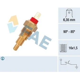 Bilde av Temperaturbryter, radiator ventilator, mazda 121 i, 0816.F6 S1, 0816.F6, 1 427 902 902, 816.F6 9464474289 9464474289,