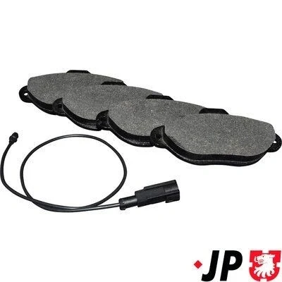 Bilde av JP GROUP 3363602110 Bremseklosser framaksel inkl. slitasjevarselkontakt FIAT: Punto I Cabrio, II Hatchback