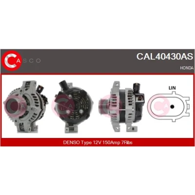 Bilde av CASCO Generator 12V 150A M8 CPA0431 65mm HONDA: CR V 4, CIVIC 9 CAL40430AS