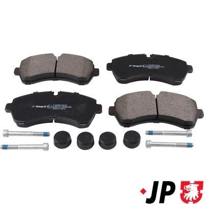 Bilde av JP GROUP 1163601810 Bremseklosser framaksel klargjort for slitasjeindikator MERCEDES BENZ: Sprinter 3.5 T Van, 5 Van