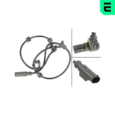 Bilde av OPTIMAL 06 S400 ABS sensor venstre, høyre aktiv 864 PEUGEOT: 107 Hatchback, CITROËN: C1 I, TOYOTA: Aygo