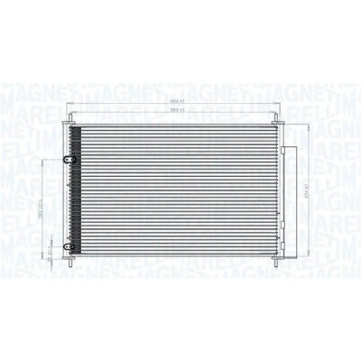 Bilde av Kondensator, klimaanlegg, toyota auris, auris kombi, avensis sedan, corolla verso, 0K53A61481B, 0K55261460D, OK53E