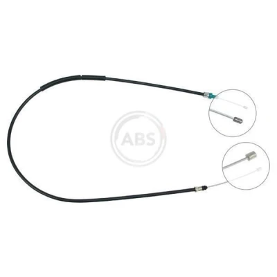 Bilde av A.B.S. K10308 Bremsekabel 1538 Skivebrems for høyre/venstre ratt PEUGEOT: 306 Cabrio
