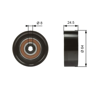 Bilde av GATES FleetRunner Micro V Kit T38097 Styrerulle AUDI: A4 B7 Avant, Allroad C5, B6 VOLKSWAGEN: Passat B5 GP Stasjonsvogn, Sedan