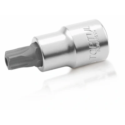 Bilde av TOPTUL Pipenøkkelinnsats 1/2tomme torx T45 Krom vanadium stål BCNA1645