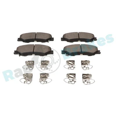 Bilde av RAP BRAKES Bremseklosser framaksel med akustisk slitasjevarsel R P1747 ISUZU: D MAX III Pick up