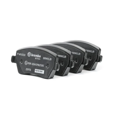 Bilde av BREMBO P 68 033X Bremseklosser ekskl. slitasjevarselkontakt med bremsecaliperskruer uten tilbehør RENAULT: Zoe, Kangoo II Express, Captur