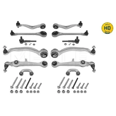 Bilde av MEYLE 116 050 0030/HD styresett, hjuloppheng framaksel venstre, høyre med tilbehør pendelstag Quality AUDI: A8 D2