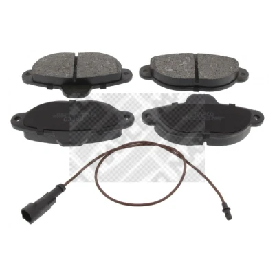 Bilde av MAPCO 6375 Bremseklosser framaksel inkl. slitasjevarselkontakt FIAT: 500 Hatchback, Punto I Cabrio, C FORD: KA Hatchback