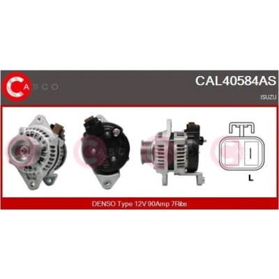 Bilde av CASCO Generator 12V 120A M8 B+ CPA0054 60mm med integrert regulator HYUNDAI: SANTA FE 2, Tucson, KIA: Sportage II CAL32111AS