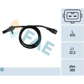 Bilde av Turtallssensor, motormanagement, volvo s40 i, v40 kombi, 1270603, PC 584