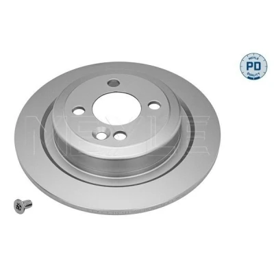 Bilde av MEYLE 315 523 0008/PD Bremseskiver bakaksel 279,8 10 4 100 fullt ut Sink lamell belagt med skruer MINI: Hatchback, Clubman