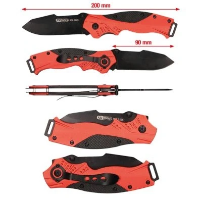Bilde av KS TOOLS 907.2225 Foldekniv 200, 90 34