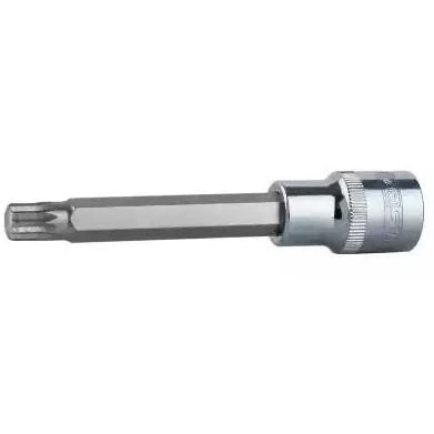 Bilde av KS TOOLS 918.1693 Pipenøkkelinnsats DIN3120, ISO1174 M8 Krom vanadium stål innvendig polygonhode, utvendig polygonhode riflet