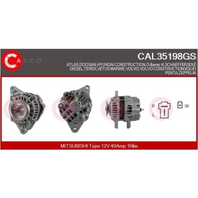 Bilde av CASCO CAL15339AS Dynamo 12V 180A CHRYSLER: 300C Sedan