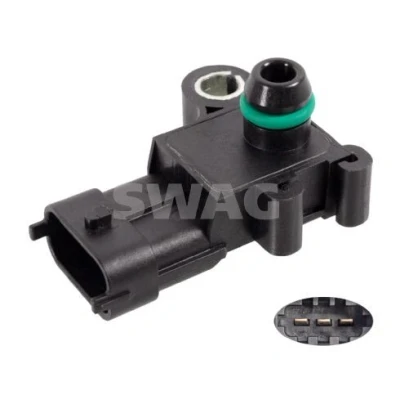 Bilde av SWAG 33 10 2195 Sensor, ladetrykk VOLVO: V70 3, XC60 I, S80 II, FORD: FOCUS 3 Turnier, MONDEO 4 Turnier