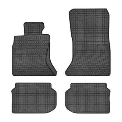 Bilde av FROGUM 0669 Gulvmatte sett gummi foran og bak 4 svart Skreddersydd BMW: 5 Touring
