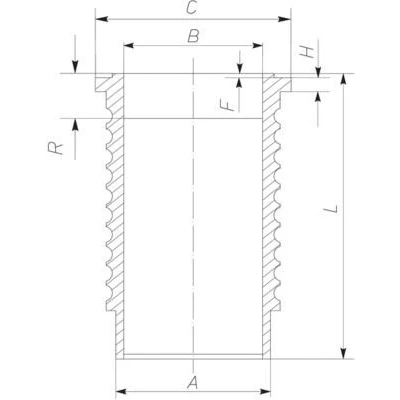 Bilde av MAHLE ORIGINAL 061 WN 21 01 Sylinderhylse