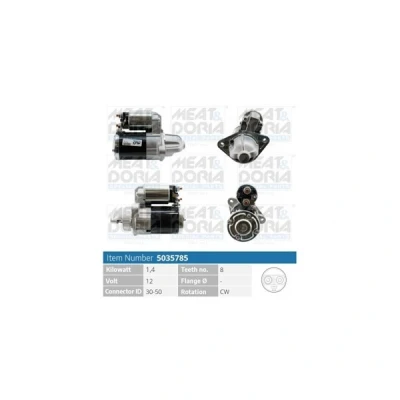 Bilde av Starter 12V Meat &amp; doria 5035785 suzuki grand vitara ii, kizashi OE 3110078K0, 3110078K00, 31100 78K01 000
