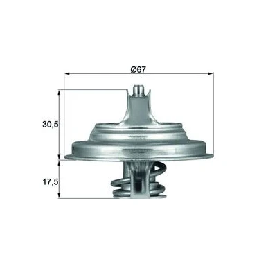 Bilde av MAHLE ORIGINAL TX 54 83D Termostat 83 67 med tetning