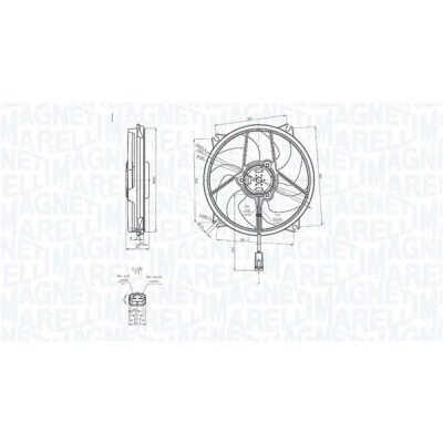 Bilde av MAGNETI MARELLI 069422839010 Kjølevifte 385 12 246