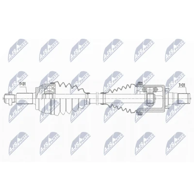 Bilde av Drivaksel, Framaksel venstre, land rover discovery sport, range evoque, LR024758