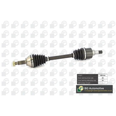 Bilde av BGA DS2301L Drivaksel framaksel venstre 630, 630 FORD: Focus Mk1 Hatchback, FIESTA 5