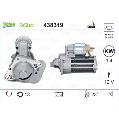 Bilde av VALEO 438319 Starter 12 1,4 13 NEW STOP&amp;START ORIGINAL PART RENAULT: MEGANE 3 Grandtour
