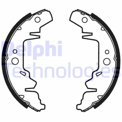 Bilde av DELPHI LS1814 Bremsesko 250 57 CHRYSLER: VOYAGER / Grand 3, 4