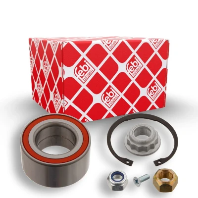 Bilde av FEBI BILSTEIN 08435 Hjullagersett framaksel venstre, høyre med tilleggsmateriale 72 vinkelrullelager VOLKSWAGEN: GOLF 3, 3 Variant