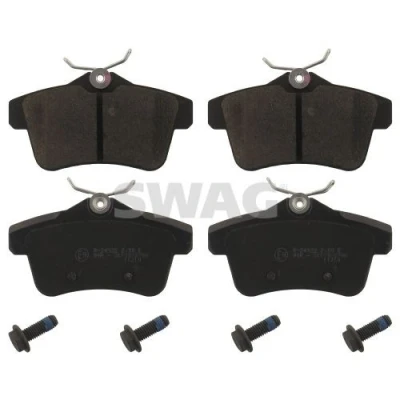 Bilde av SWAG 62 91 6833 Bremseklosser bakaksel ekskl. slitasjevarselkontakt med skruesett PEUGEOT: 508 I SW, 3008 I, 308 Hatchback, CITROËN: C4 II Hatchback