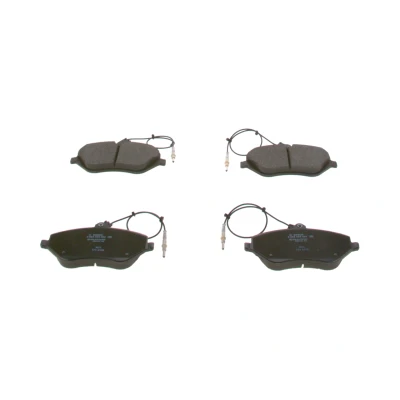 Bilde av BOSCH 0 986 494 484 Bremseklosser Low Metallic med integrert slitasjesensor antihyle blikk PEUGEOT: 407 SW, Sedan, CITROËN: C5 II Stasjonsvogn