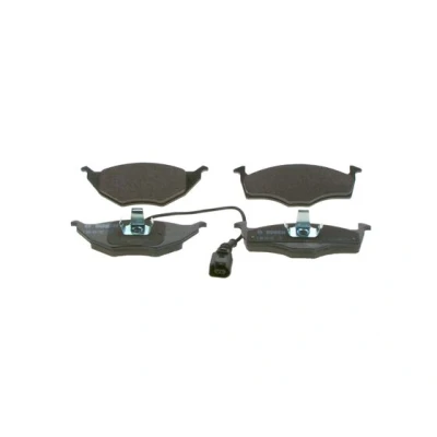 Bilde av BOSCH 0 986 424 632 Bremseklosser Low Metallic med integrert slitasjesensor kolbleklips, antihyle blikk AUDI: A2