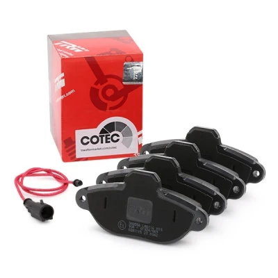 Bilde av TRW COTEC GDB1115 Bremseklosser inkl. slitasjevarselkontakt FIAT: Punto I Cabrio, Panda II Hatchback, Hatchback
