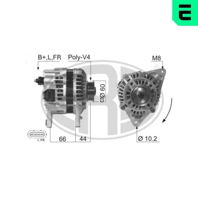 Bilde av ERA 210624A Dynamo 14V 85A MITSUBISHI: Space Star, Galant 6, 6