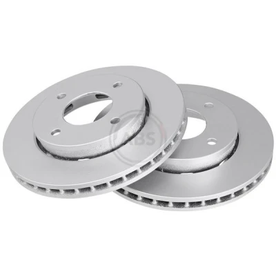 Bilde av A.B.S. COATED 17650 Bremseskiver 256 24 4 114,3 ventilert belagt MITSUBISHI: COLT 6, SMART: Forfour I