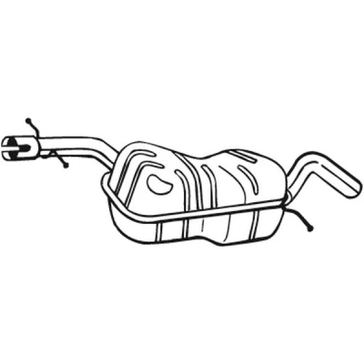 Bilde av BOSAL 220 013 Mellomlyddemper