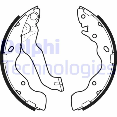 Bilde av DELPHI LS1953 Bremsesko 203 39 HYUNDAI: Matrix