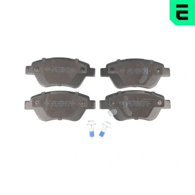 Bilde av OPTIMAL BP 12324 Bremseklosser framaksel med akustisk slitasjevarsel bremsecaliperskruer OPEL: Corsa D Hatchback, Adam