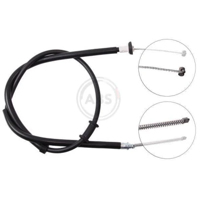 Bilde av A.B.S. K16638 Bremsekabel 1450 Trommelbrems for høyre/venstre ratt FIAT: Panda II Hatchback, 500 C Cabrio