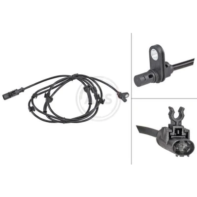 Bilde av A.B.S. 31874 ABS sensor aktiv 2000 svart SMART: Fortwo II Cabrio