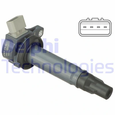 Bilde av DELPHI GN10597 12B1 Tennspole 4 12 DAIHATSU: Sirion II, Terios II