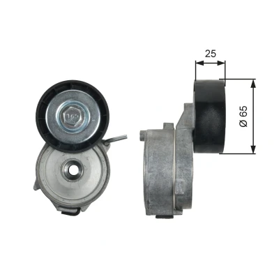 Bilde av GATES T39211 Strammerull FleetRunner Micro V Stretch Fit LAND ROVER: Freelander 2 SUV