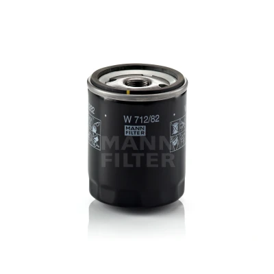 Bilde av MANN FILTER W 712/82 Oljefilter M 20 X 1.5 med en retursperreventil Påskruingsfilter FORD: MONDEO 4 Turnier, S Max Mk1, Focus 2