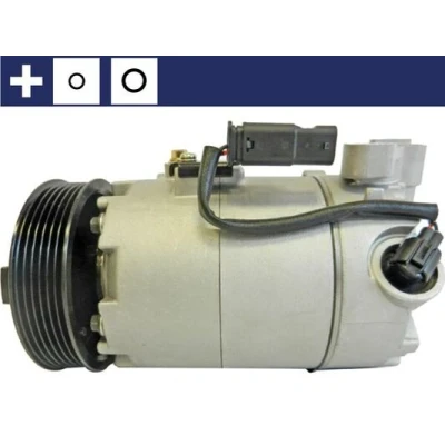 Bilde av MAHLE ORIGINAL ACP 1383 000S Kompressor 6VS14e 12 PAG 46 SP A2 R 1234yf, 134a med tetningsring, uten magnetkobling BMW: X3